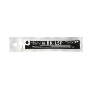 トンボ鉛筆（Tombow）　水性ボールペン替芯　0.5mm　BK-L5P　黒 ハンズ