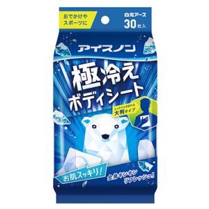 白元アース　アイスノン　極冷えボディシート　30枚 ハンズ｜hands-net