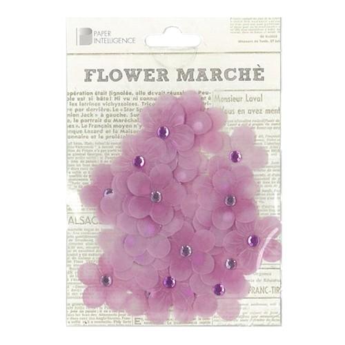 フラワーマルシェ　ヴェラムビジュー　パープル ハンズ