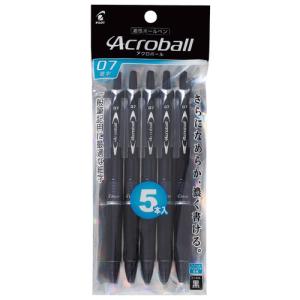 パイロット（PILOT）　アクロボール150　油性ボールペン　0.7mm　P-BAB75F-5BB　ブラック　5本入 ハンズ｜hands-net
