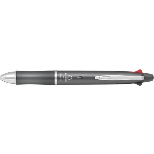 パイロット（PILOT）　ドクターグリップ4＋1油性ボールペン　0.5mm　極細　グレー ハンズ