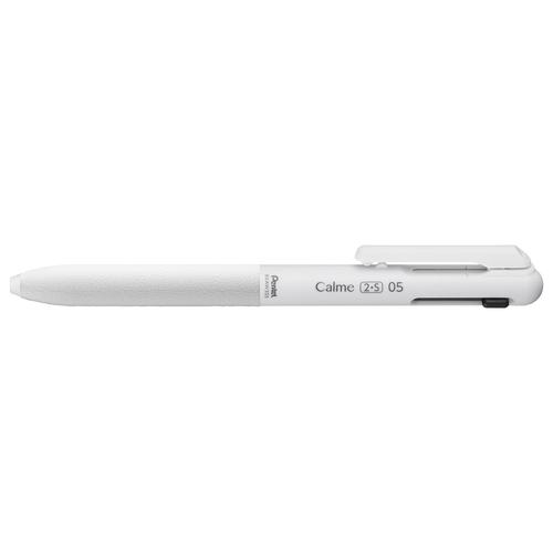 ぺんてる　カルム（Calme）　多機能ボールペン　0.5mm　BXAW355W　グレイッシュホワイト...