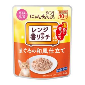 はごろもフーズ　にゃんチュラル香リッチ　まぐろの和風仕立て　40g ハンズ｜hands-net