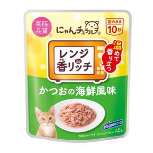 はごろもフーズ　にゃんチュラル香リッチ　かつおの海鮮風味　40g ハンズ｜hands-net