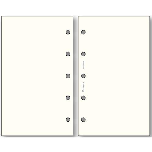 レイメイ藤井　ダ・ヴィンチ（Davinci）　リフィル　無地ノート　ミニ5穴サイズ　DMR328 ハ...