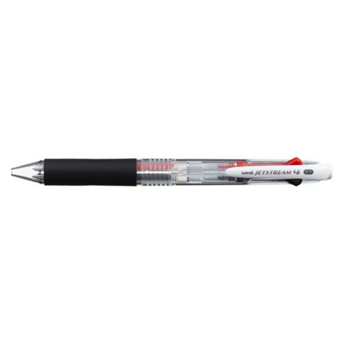 三菱鉛筆　ジェットストリーム　4色ボールペン　SXE4−500−07　0.7mm　透明│ボールペン　...