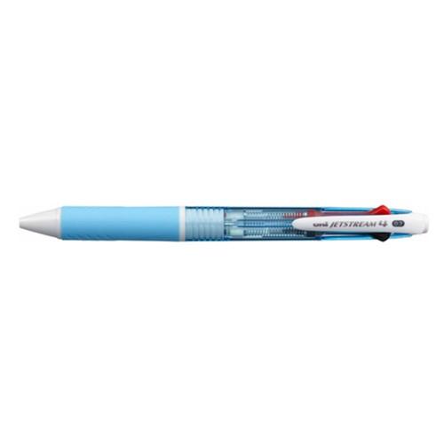 三菱鉛筆　ジェットストリーム　4色ボールペン　SXE4−500−07　0.7mm　水色│ボールペン　...