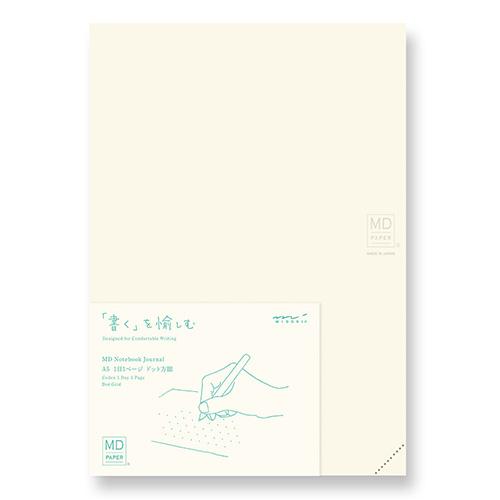 ミドリ（MIDORI）　MDノート　ジャーナル　A5　1日1ページ　ドット方眼A　15313006 ...