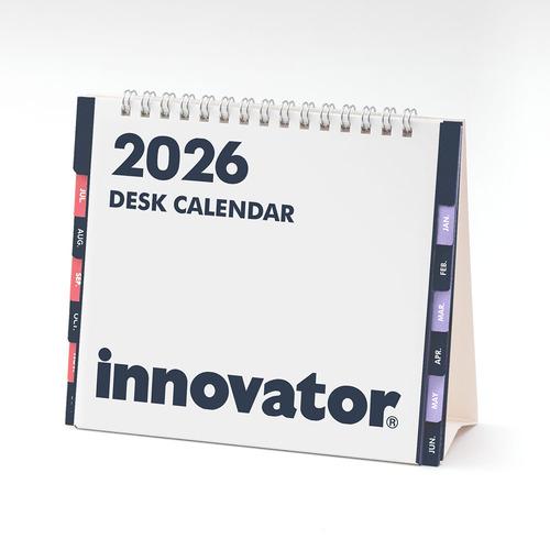 【2026年版・卓上】　イノベーター（innovator）　カレンダー　M　31399 ハンズ