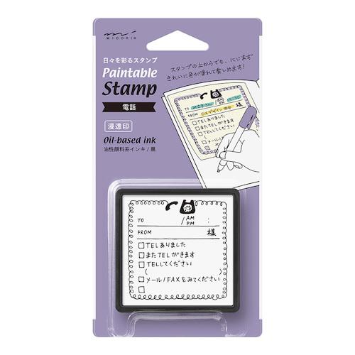 ミドリ（MIDORI）　スタンプ　浸透印　電話柄　35404006 ハンズ