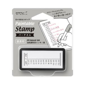ミドリ（MIDORI）　スタンプ　浸透印　ハーフ　バーチカル柄 ハンズ｜hands-net