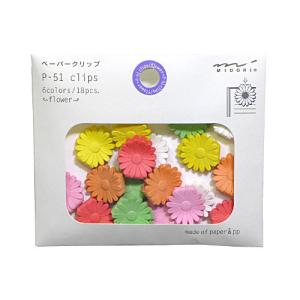 ミドリ（MIDORI）　ペーパークリップ　P−51　花 ハンズ｜hands-net
