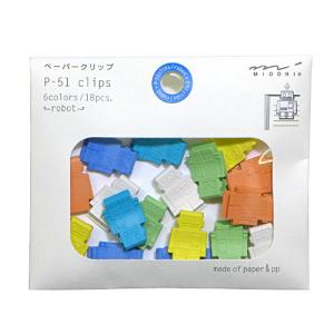 ミドリ（MIDORI）　ペーパークリップ　P−51　ロボット ハンズ｜hands-net