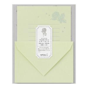ミドリ（MIDORI）　レターセット　花色和紙　緑A　86931006 ハンズ｜hands-net