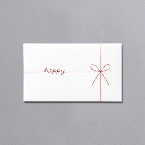 マルアイ　ギフト券袋　ミニ　2HW　happy ハンズ