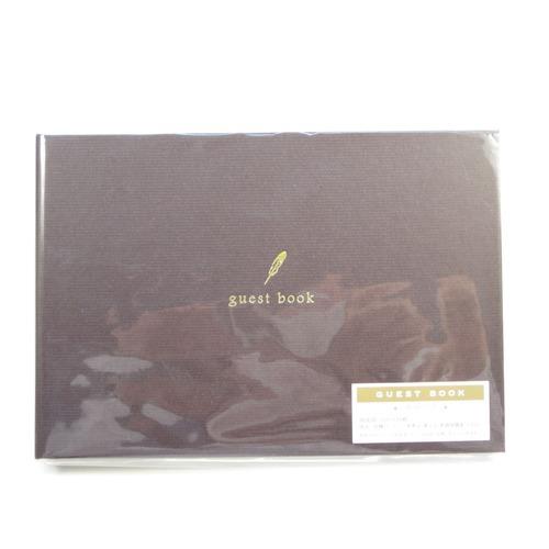 マルアイ　ゲストブック　クイル　茶　メ−60S ハンズ