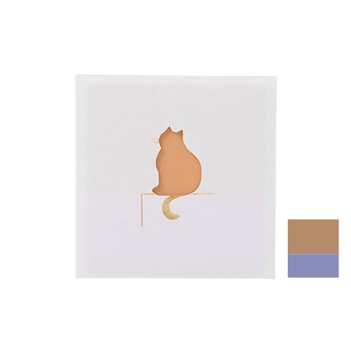 マルアイ　窓ミニカード　カ−MD5BE　ねこ ハンズ