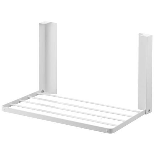 山崎実業　tower（タワー）　洗濯機横マグネット折り畳み棚　5096　ホワイト ハンズ