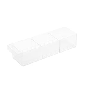 山崎実業　タワー（tower）　冷蔵庫中収納ケース仕切り付き　5762　ホワイト ハンズ｜hands-net