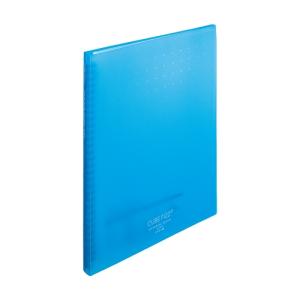 リヒトラブ CUBEFIZZ クリヤーブック ポケット交換タイプ 15P N7015−8 ブルー│ファイル リングファイル ハ