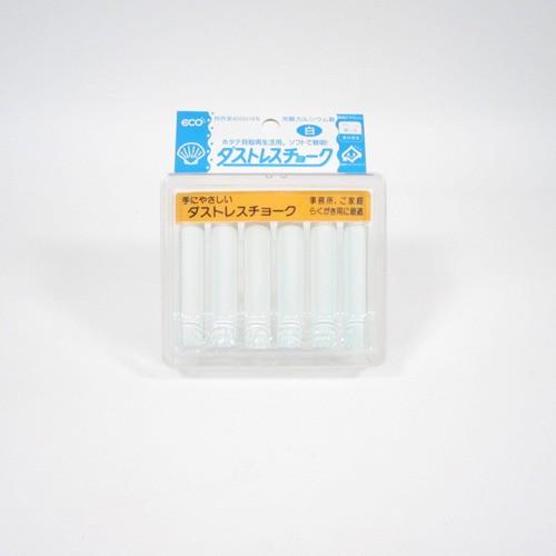 ダストレス　チョーク　6本　白 ハンズ