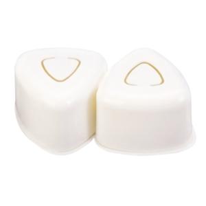 おにぎり型　2ケ取　ホワイト　│お弁当箱　おにぎり型