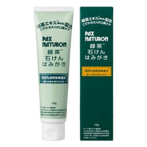 太陽油脂　パックスナチュロン　緑茶石けんはみがき　120g ハンズ｜hands-net