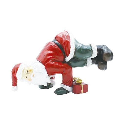 【クリスマス】　ヨガサンタ　サイドクロウ ハンズ