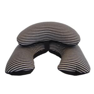 ゴーウェル トラベルクッションボーダークラウド ブラック│乗り物用快適グッズ 首枕 ネックピロー 東急ハンズ