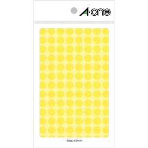 エーワン　カラーラベル　9mm丸　黄 ハンズ｜hands-net