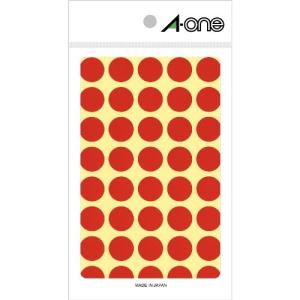 エーワン　カラーラベル　15mm丸　赤 ハンズ｜hands-net