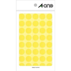 エーワン　カラーラベル　15mm丸　黄 ハンズ｜hands-net
