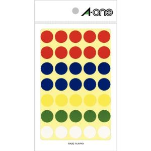 エーワン　カラーラベル　15mm丸　アソート ハンズ｜hands-net