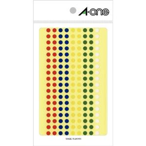 エーワン　カラーラベル　5mm丸　アソート ハンズ｜hands-net