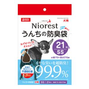 マルカン　ニオレスト防臭袋　SS　DA−199　21枚　犬用 ハンズ｜hands-net