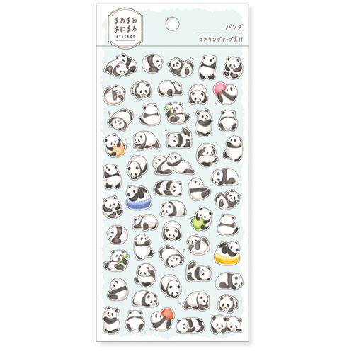マインドウェイブ　まめまめあにまる　ステッカー　80944　パンダ ハンズ