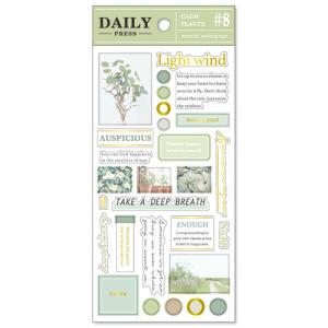 マインドウェイブ デイリープレスシール 80966 カームプランツ│シール シール ステッカー 東急ハンズ