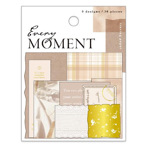 マインドウェイブ　エブリモーメントステッカー　フレーク　81654　brown ハンズ