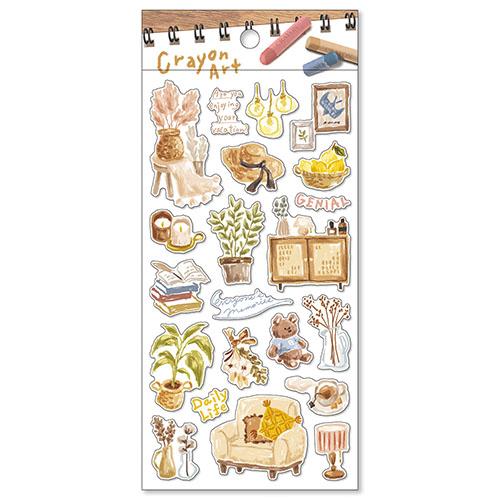 マインドウェイブ　クレヨンアートステッカー　82050　Interior ハンズ