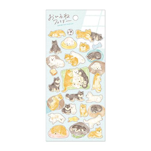 マインドウェイブ　おひるねファミリーステッカー　82286　柴田さん家 ハンズ