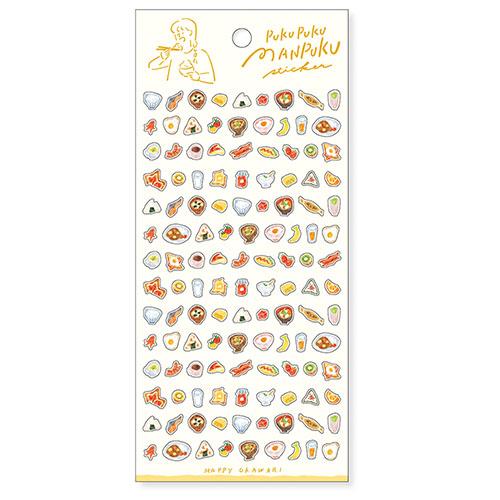 マインドウェイブ　ぷくぷくまんぷくステッカー　82314　軽食 ハンズ