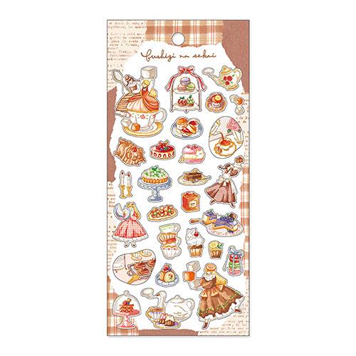 マインドウェイブ　フシギなセカイステッカー　82413　アタフタ支度のティーパーティー ハンズ