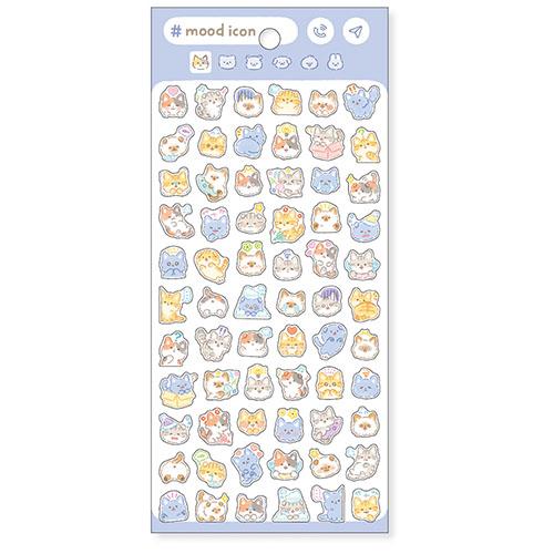 マインドウェイブ　ムードアイコンステッカー　82497　ねこ ハンズ