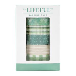 マインドウェイブ　ライフフル　マスキングテープ　ボックスセット　95175　green　life ハンズ｜hands-net