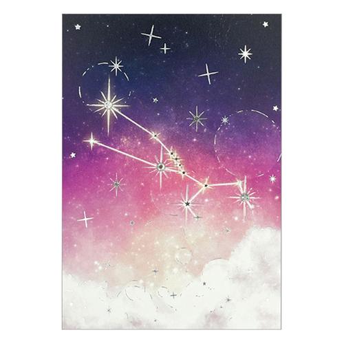 クローズ・ピン　12星座ラインストーンポストカード　牡牛座　PC16604 ハンズ