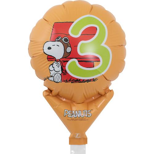 宝興産　ピーナッツ（PEANUTS）　ミニバルーン　NO.3 ハンズ