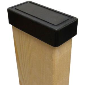 大里 2×4材用ゴムキャップ ブラック ID-...の詳細画像1