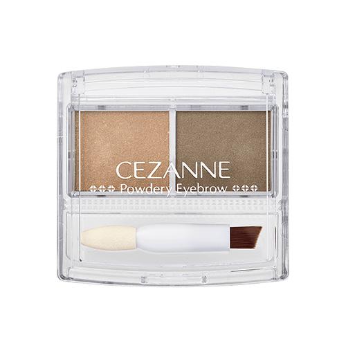 セザンヌ（CEZANNE）　パウダリーアイブロウ　P1　ソフトブラウン ハンズ