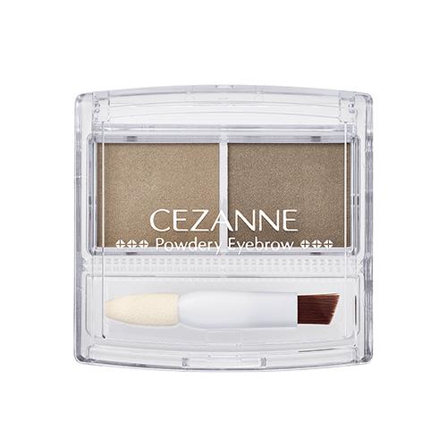 セザンヌ（CEZANNE）　パウダリーアイブロウ　P3　チャコールグレー ハンズ