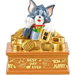 サンアート　トムとジェリー　宝くじスタンド付き貯金箱　トム　SAN3847 ハンズ｜hands-net